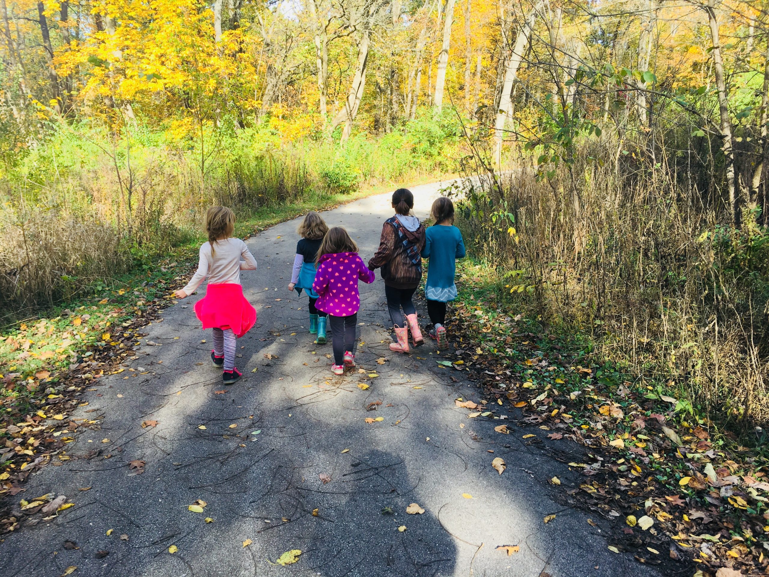 girls walking picture