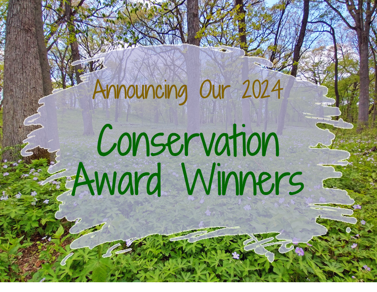2024 Conservation Award Winners Graphic