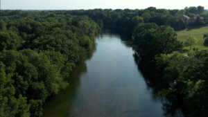 DuPage River from above
