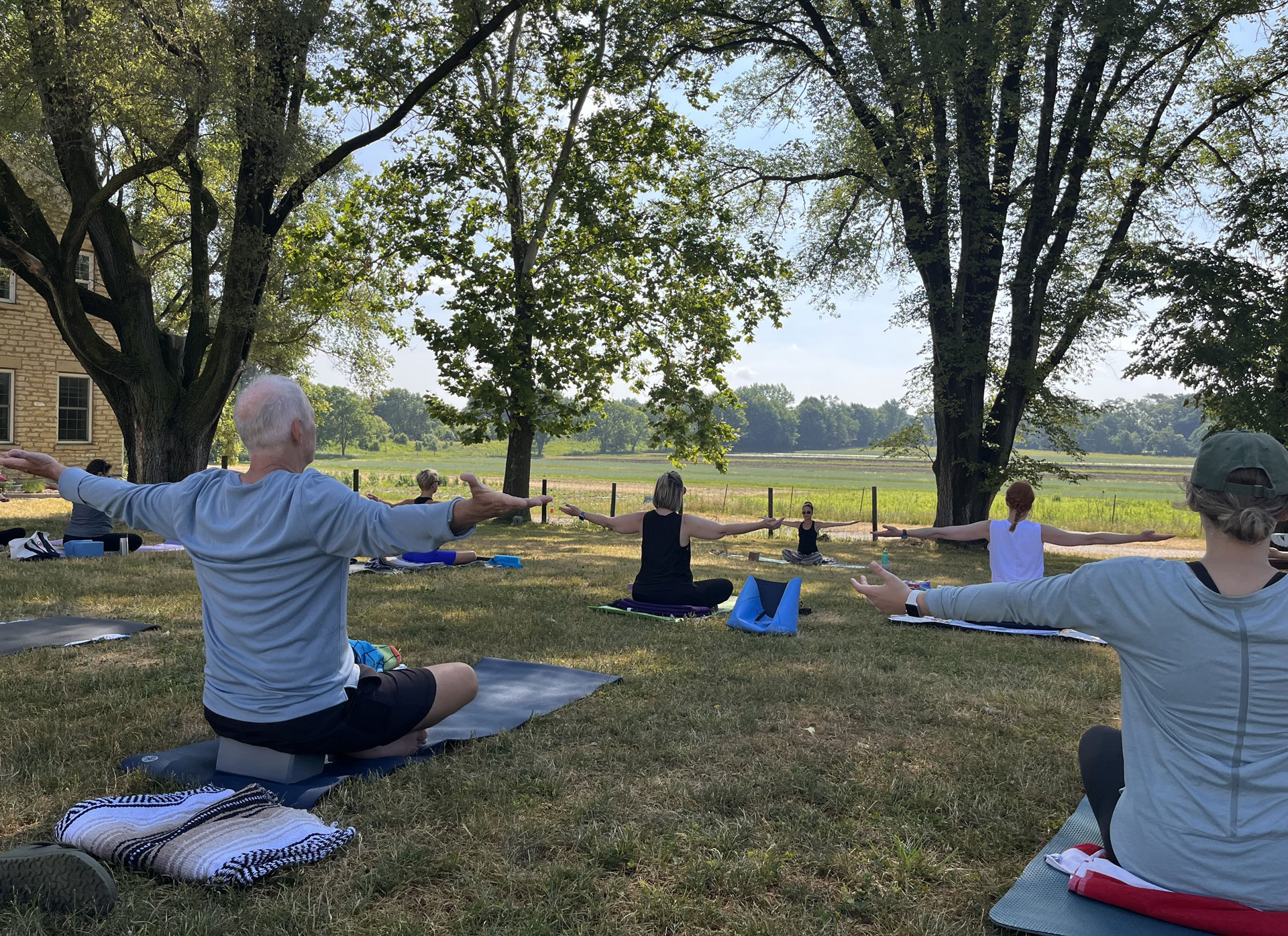 yoga at McDonald Farm