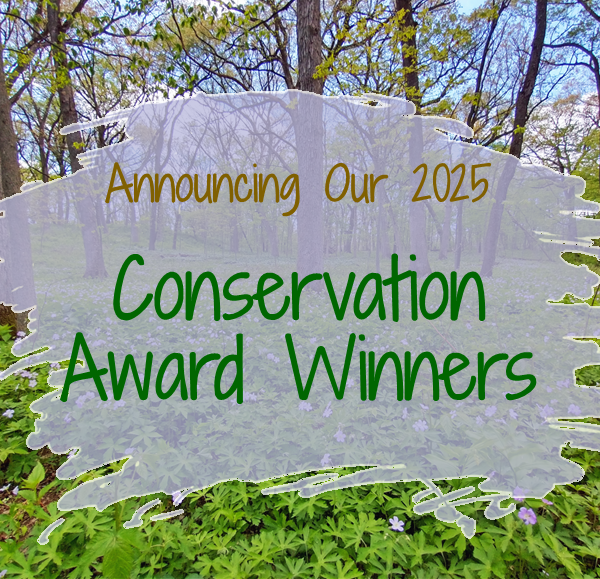 2025 Conservation Award Winners Graphic