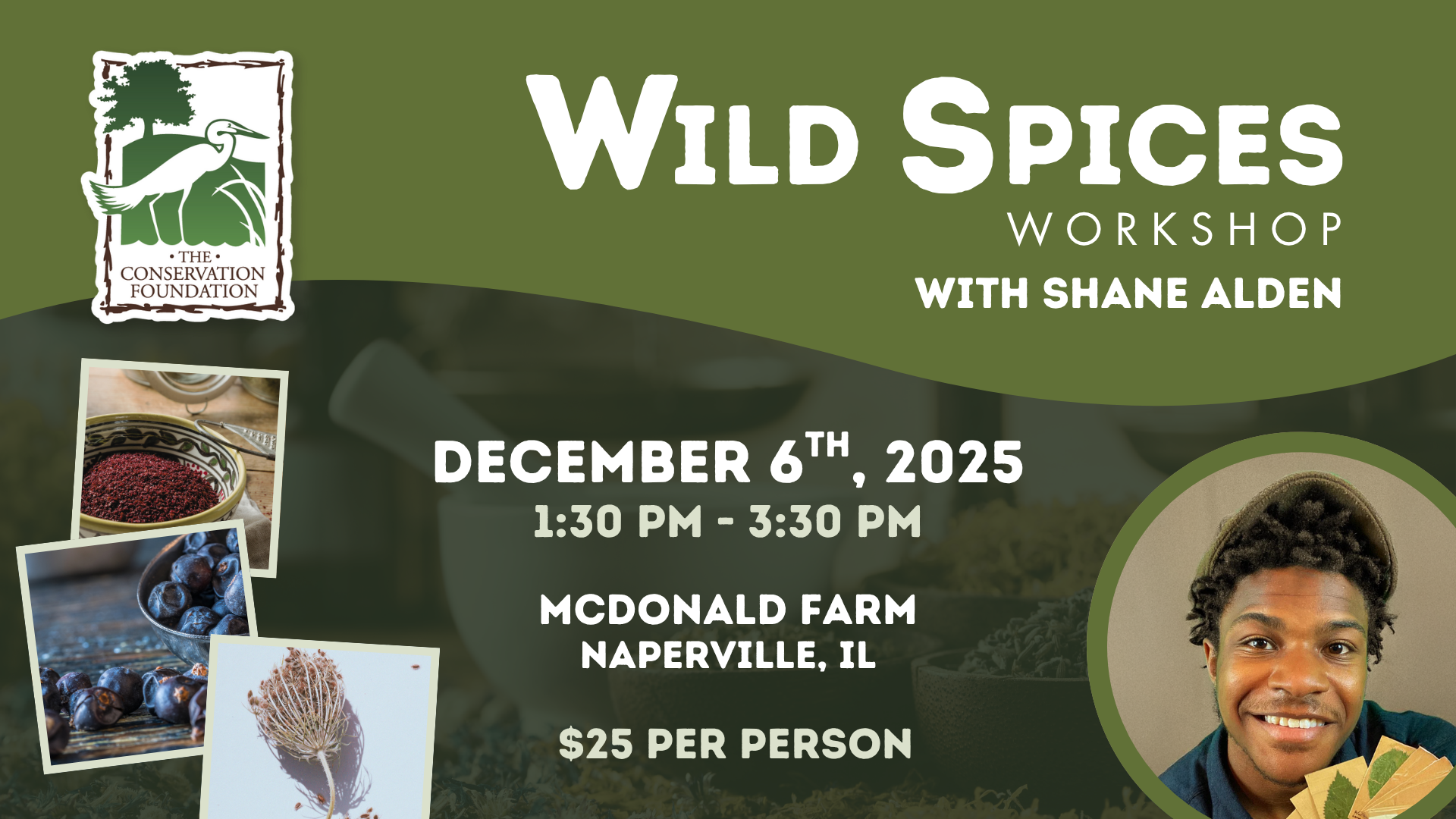 Wild Spices Workshop event graphic