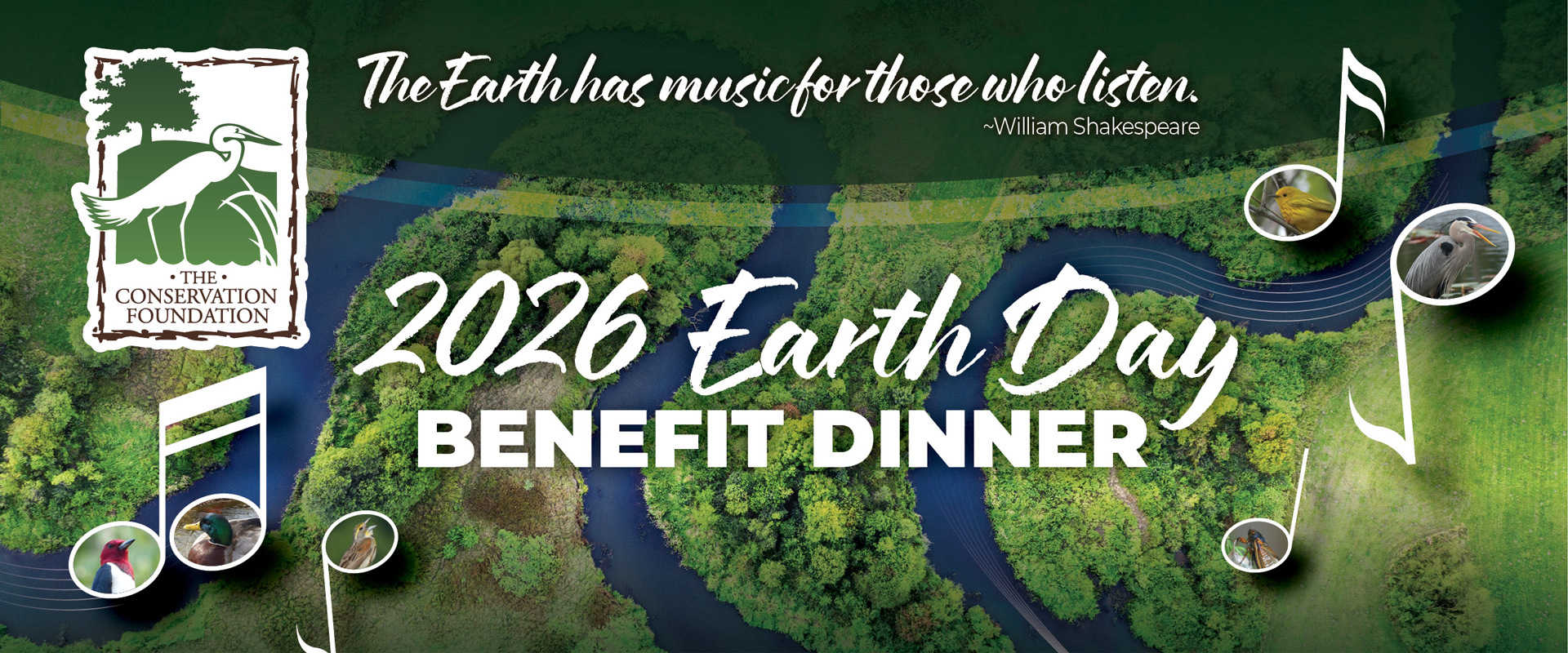 2026 Earth Day Benefit Dinner header banner